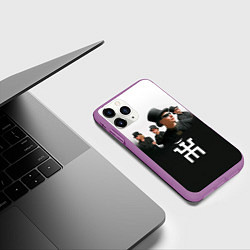 Чехол iPhone 11 Pro матовый Пикник, цвет: 3D-фиолетовый — фото 2