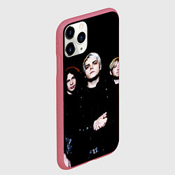 Чехол iPhone 11 Pro матовый My Chemical Romance, цвет: 3D-малиновый — фото 2