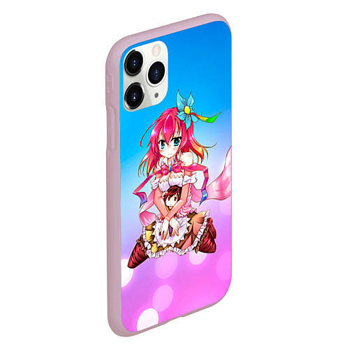 Чехол iPhone 11 Pro матовый No Game No Life / 3D-Розовый – фото 2