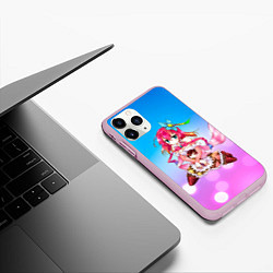 Чехол iPhone 11 Pro матовый No Game No Life, цвет: 3D-розовый — фото 2