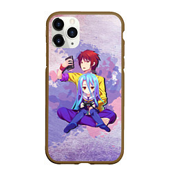 Чехол iPhone 11 Pro матовый No Game No Life