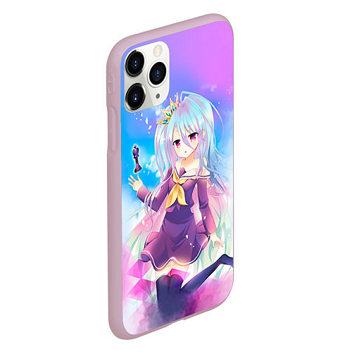 Чехол iPhone 11 Pro матовый No Game No Life / 3D-Розовый – фото 2