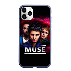Чехол iPhone 11 Pro матовый Muse Band, цвет: 3D-серый