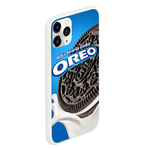 Чехол iPhone 11 Pro матовый Oreo / 3D-Белый – фото 2