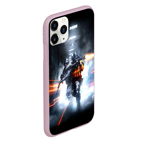 Чехол iPhone 11 Pro матовый Battlefield Hardline / 3D-Розовый – фото 2