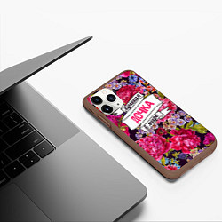Чехол iPhone 11 Pro матовый Дочке, цвет: 3D-коричневый — фото 2