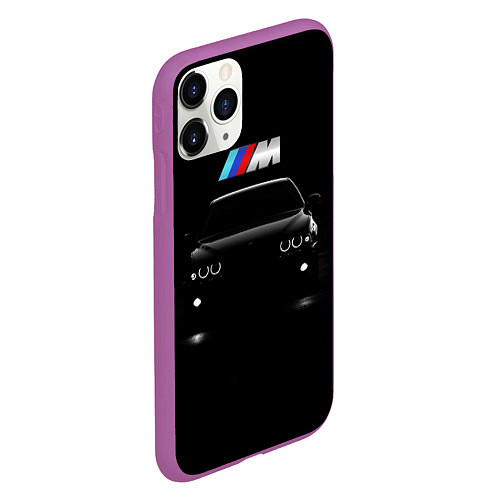 Чехол iPhone 11 Pro матовый BMW / 3D-Фиолетовый – фото 2