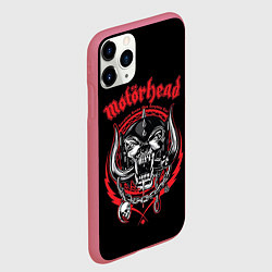 Чехол iPhone 11 Pro матовый Motorhead, цвет: 3D-малиновый — фото 2