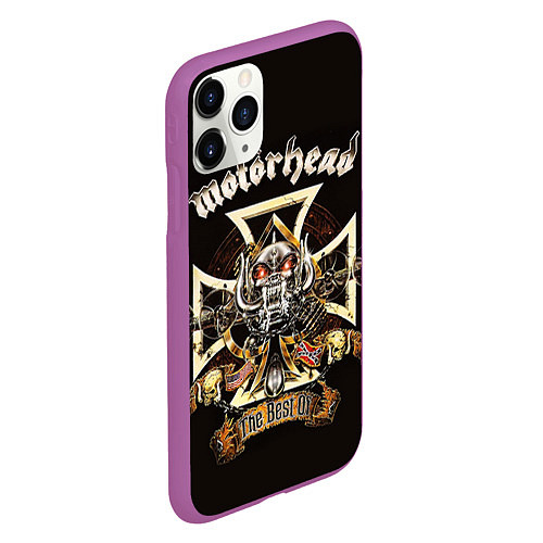 Чехол iPhone 11 Pro матовый Motorhead: The best of / 3D-Фиолетовый – фото 2