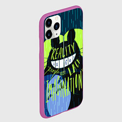 Чехол iPhone 11 Pro матовый Totoro: Reality Imagination, цвет: 3D-фиолетовый — фото 2