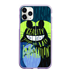 Чехол iPhone 11 Pro матовый Totoro: Reality Imagination, цвет: 3D-светло-сиреневый