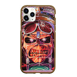 Чехол iPhone 11 Pro матовый Iron Maiden: Dead Rider, цвет: 3D-коричневый