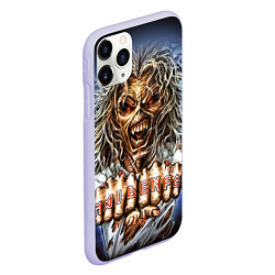 Чехол iPhone 11 Pro матовый Iron Maiden: Maidenfc, цвет: 3D-светло-сиреневый — фото 2