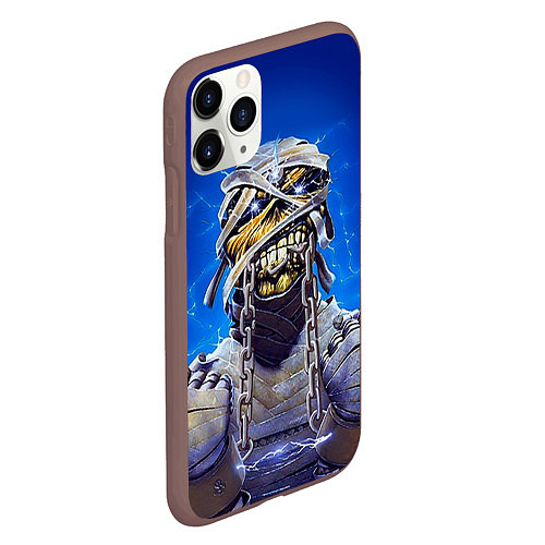 Чехол iPhone 11 Pro матовый Iron Maiden: Mummy / 3D-Коричневый – фото 2