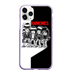 Чехол iPhone 11 Pro матовый Ramones Boys