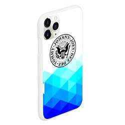 Чехол iPhone 11 Pro матовый Ramones Geomerty, цвет: 3D-белый — фото 2