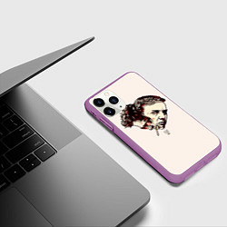 Чехол iPhone 11 Pro матовый Fight Club: Friends, цвет: 3D-фиолетовый — фото 2