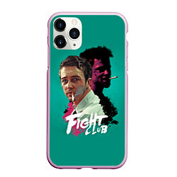 Чехол iPhone 11 Pro матовый Fight Club Stories, цвет: 3D-розовый