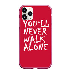Чехол iPhone 11 Pro матовый You'll never walk alone