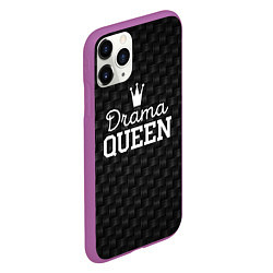 Чехол iPhone 11 Pro матовый Drama queen, цвет: 3D-фиолетовый — фото 2