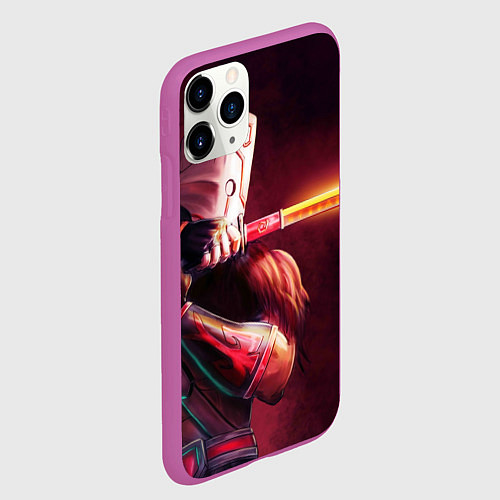 Чехол iPhone 11 Pro матовый Juggernaut / 3D-Фиолетовый – фото 2