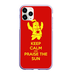 Чехол iPhone 11 Pro матовый Keep Calm & Praise The Sun