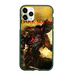 Чехол iPhone 11 Pro матовый Dark Souls: Braveheart, цвет: 3D-темно-зеленый