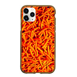 Чехол iPhone 11 Pro матовый Морковь, цвет: 3D-коричневый