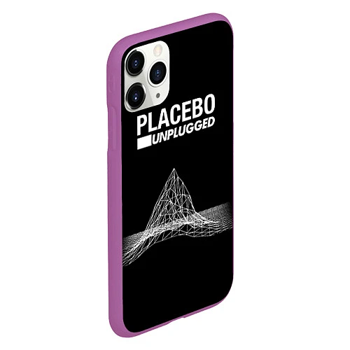 Чехол iPhone 11 Pro матовый Placebo: Unplugged / 3D-Фиолетовый – фото 2