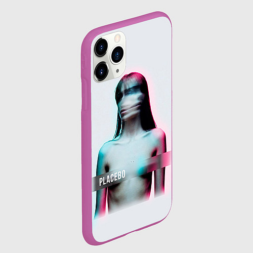 Чехол iPhone 11 Pro матовый Placebo Meds / 3D-Фиолетовый – фото 2