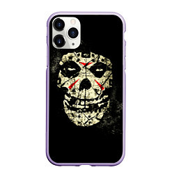 Чехол iPhone 11 Pro матовый Misfits: Death Face