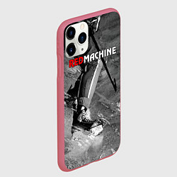 Чехол iPhone 11 Pro матовый Red maсhine, цвет: 3D-малиновый — фото 2