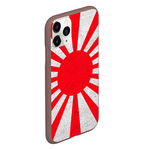 Чехол iPhone 11 Pro матовый Япония / 3D-Коричневый – фото 2