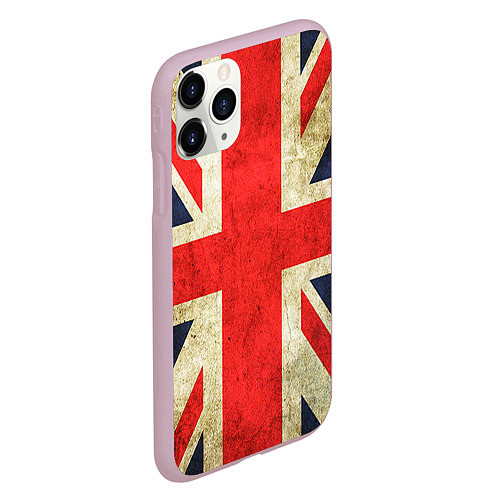 Чехол iPhone 11 Pro матовый Великобритания / 3D-Розовый – фото 2
