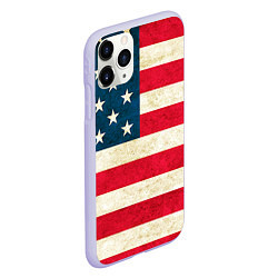 Чехол iPhone 11 Pro матовый США, цвет: 3D-светло-сиреневый — фото 2
