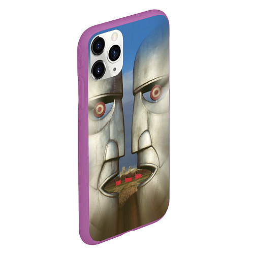 Чехол iPhone 11 Pro матовый Pink Floyd The division bell / 3D-Фиолетовый – фото 2