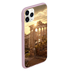 Чехол iPhone 11 Pro матовый Римское солнце, цвет: 3D-розовый — фото 2