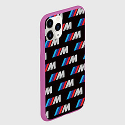 Чехол iPhone 11 Pro матовый BMW M, цвет: 3D-фиолетовый — фото 2