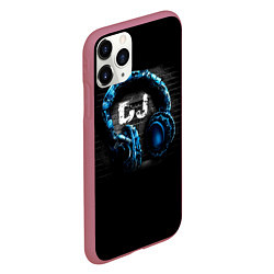 Чехол iPhone 11 Pro матовый DJ, цвет: 3D-малиновый — фото 2