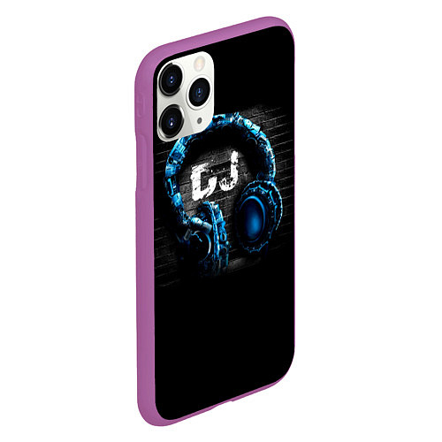 Чехол iPhone 11 Pro матовый DJ / 3D-Фиолетовый – фото 2