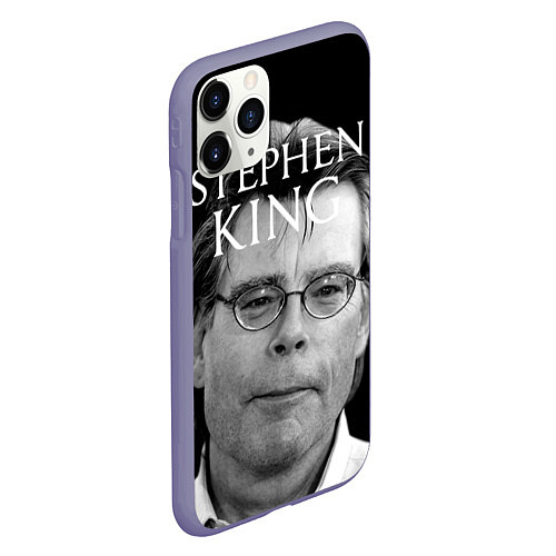 Чехол iPhone 11 Pro матовый Stephen King / 3D-Серый – фото 2