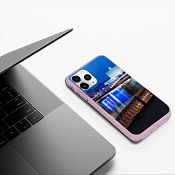 Чехол iPhone 11 Pro матовый Москва, цвет: 3D-розовый — фото 2