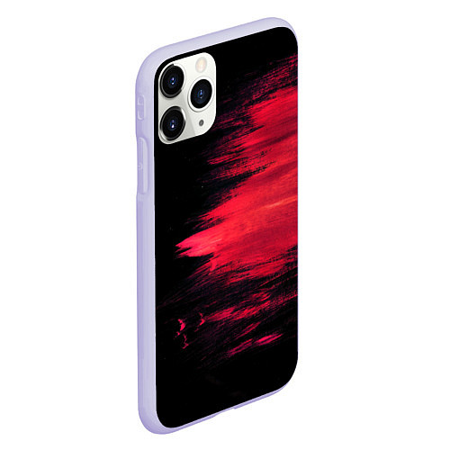 Чехол iPhone 11 Pro матовый Краска / 3D-Светло-сиреневый – фото 2
