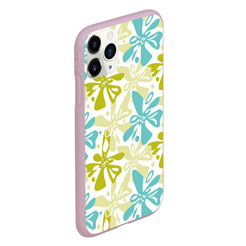 Чехол iPhone 11 Pro матовый Гавайская / 3D-Розовый – фото 2