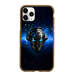 Чехол iPhone 11 Pro матовый Pirate Station: Blue Space