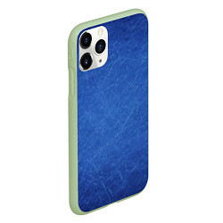 Чехол iPhone 11 Pro матовый Текстура, цвет: 3D-салатовый — фото 2
