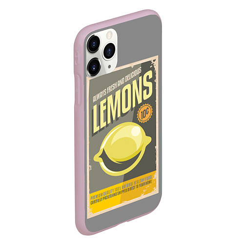 Чехол iPhone 11 Pro матовый Правильное питание / 3D-Розовый – фото 2