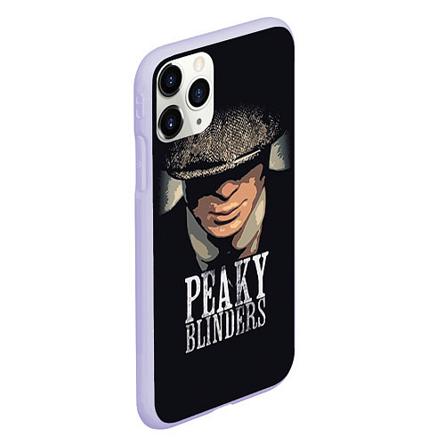 Чехол iPhone 11 Pro матовый Peaky Blinders / 3D-Светло-сиреневый – фото 2