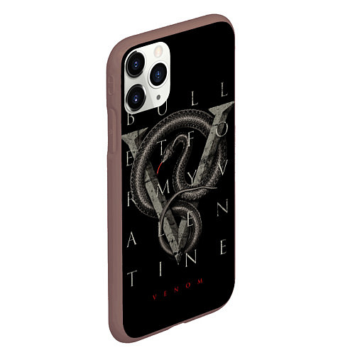 Чехол iPhone 11 Pro матовый BFMV: Venom / 3D-Коричневый – фото 2