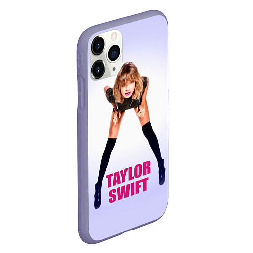 Чехол iPhone 11 Pro матовый Taylor Swift / 3D-Серый – фото 2